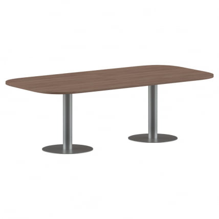 Конференц-стол на 6-8 человек ИМАГО ПРГ-8 Ясень Шимо-алюминий / IMAGO_0