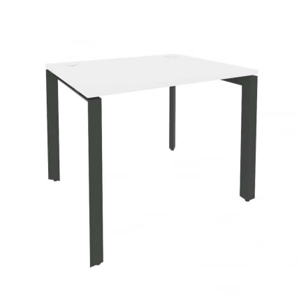 Стол рабочий на П-образном м/к ОНИКС О.МП-СП-1.8 Белый Бриллиант/Антрацит / ONIX O.MP-SP-1.8_0