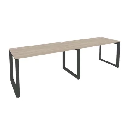 Рабочая станция на О-образном м/к ОНИКС О.МО-РС-2.3.7 Дуб Аттик/Антрацит / ONIX O.MO-RS-2.3.7_0