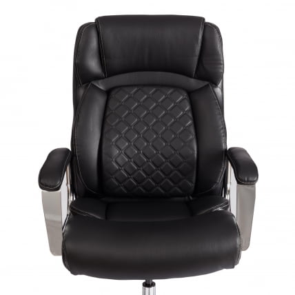 Кресло Атлант рецикл. кожа/иск. кожа, черный / Atlant_5