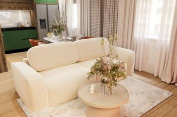 Диван прямой Сольхейм (Берхоусе) Цвет фасада: Кемел рогожка; Тип: Прямой; Материал фасада: Микророгожка / (Berhouse)_2