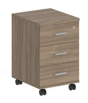 Тумба мобильная с тремя ящиками Сигма СГ.612.ОД.ОД Дуб темный / Sigma SG.612.OD.OD_0