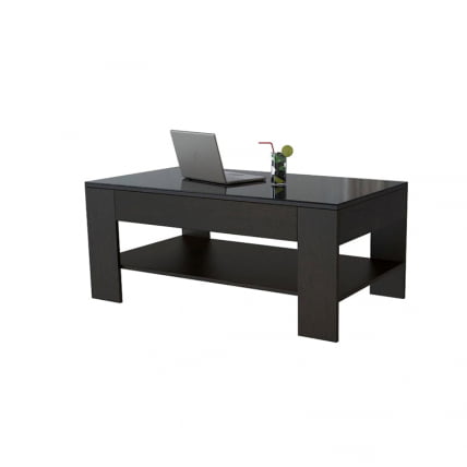 Стол журнальный БеаутйСтйле 26 Венге/стекло черное / BeautyStyle_0