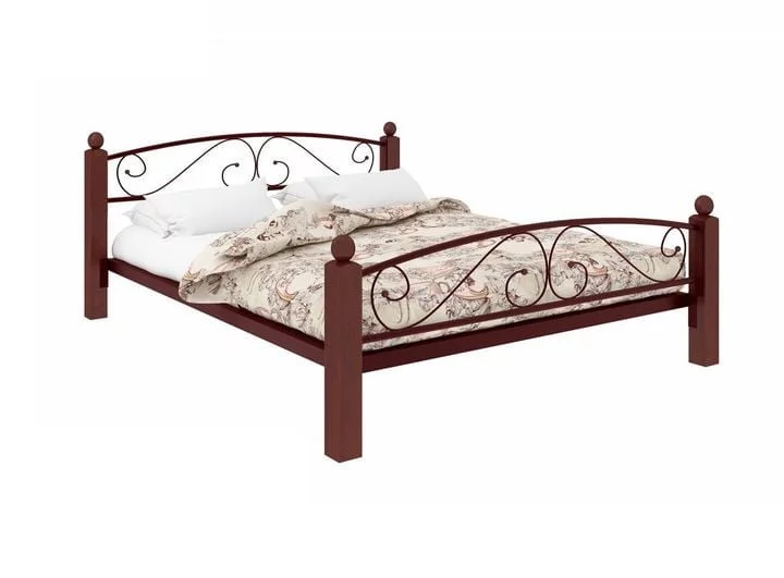 Кровать Вероника Лукс Плус 1600х1900 Медная / Lux Plus_0
