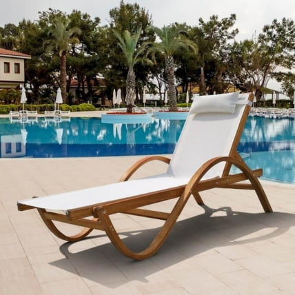 Шезлонг-лежак Мальта АФМ-511 Вхите / AFM-511 White_0