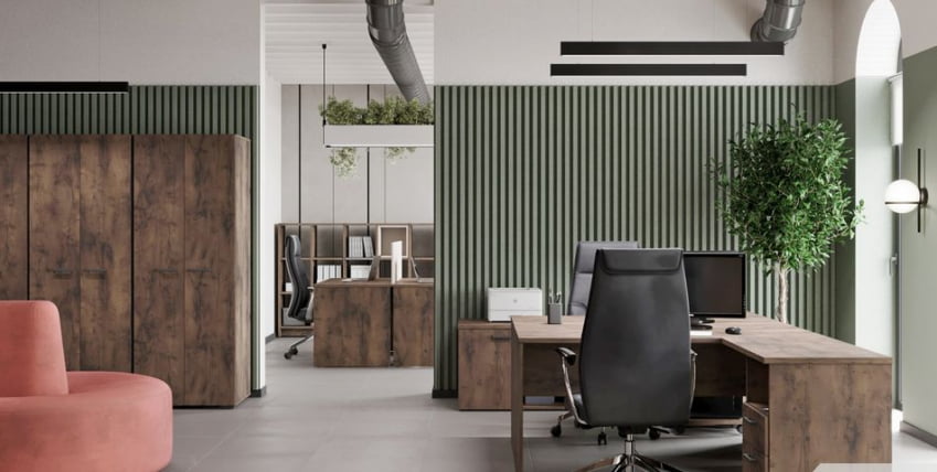 Тумба приставная к двум столам ЛЕМО Л-681 Таксония шоколадная / LEMO L-681_1