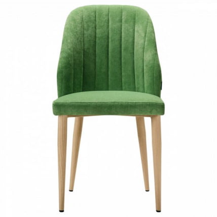 Стул Ален зеленый/нат.дуб / Alen_1
