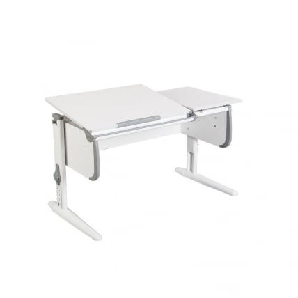 Стол универсальный трансформируемый Парта 1/75-40 Белый Серый / Parta_0
