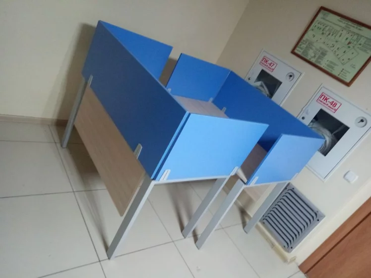 Экран (ЛДСП) Дека 8.12.12 Белый (без крепления) / Deka_3