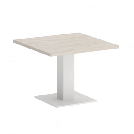 Стол журнальный квадратный ХОМЕ ОФФИCЕ ВР.СП-5-60.2Г Денвер Светлый/Белый металл / HOME OFFICE VR.SP-5-60.2G_0