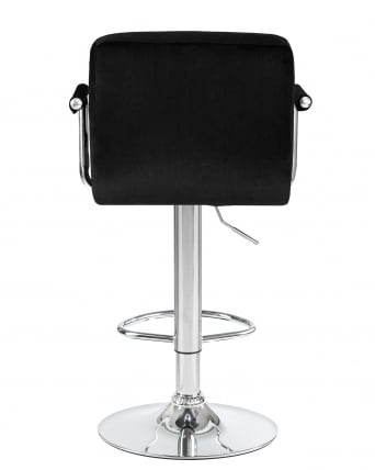 Стул барный ДОБРИН КРУГЕР АРМ Черный велюр МДЖ9-101 / DOBRIN KRUGER ARM MJ9-101_4