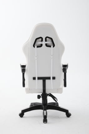 Кресло спортивное ТопЧаирс Пхантом бело-черный / TopChairs Phantom_8