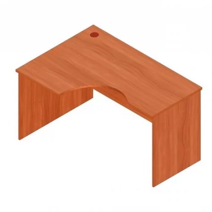 Стол компьютерный угловой Р.СКУ-14 (левый) вишня_0