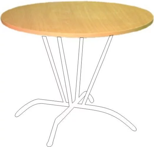 Столешница круглая Т 1000-бук_0