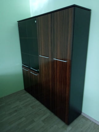 Шкаф комбинированный МХC 85.2 Макассар/Венге Магия / MHC_1