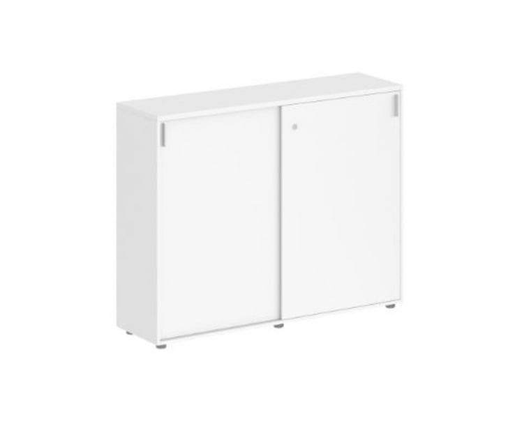 Шкаф-купе средний с замком Сигма СГ.711.ВХ.ВХ Белый / Sigma SG.711.WH.WH_0