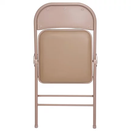 Стул складной для дома и офиса БРАБИКС Голф Плус CФ-003 Комфорт Бежевый / BRABIX Golf Plus CF-003_3