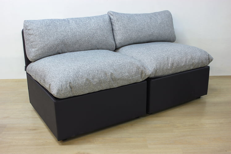 Диван двойной Кубэ без подлокотников модульный тафт / taft_0