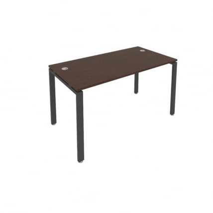 Стол письменный МЕТАЛ СЙСТЕМ Б.СП-3 Венге/Антрацит / METAL SYSTEM_0