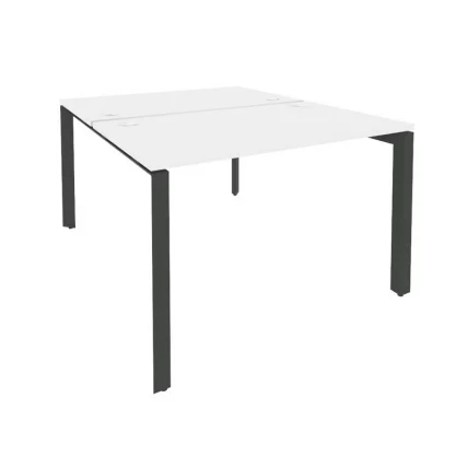 Рабочая станция на П-образном м/к ОНИКС О.МП-Д.РС-2.2.7 Белый Бриллиант/Антрацит / ONIX O.MP-D.RS-2.2.7_0