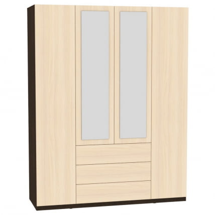 Шкаф распашный Р-230х180х45-3-ПО-М(Венге-ДМ) / R-230х180х45-3-PO-M(Венге-ДМ)_0