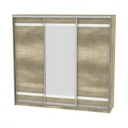 Шкаф-купе Б-220х235х60-1(ДКМ-Д9Д10Д9) / B-220х235х60-1(ДКМ-D9D10D9)_0