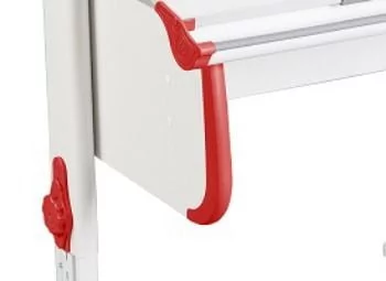 Стол универсальный трансформируемый Парта 1/75 Белый Красный / Parta_1