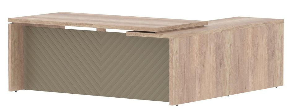 Стол руководителя левый Торр ЛУКС ТЛCТ 2020 Л Дуб Каньон Капучино / Torr LUX TLCT L_0