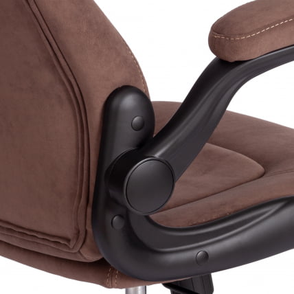 Кресло БАЗУКА флок , коричневый, 6 / BAZUKA_14