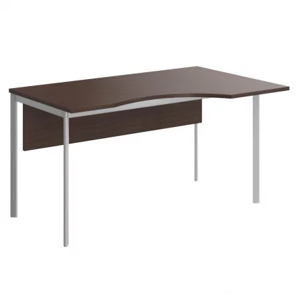 Стол эргономичный ИМАГО-С CА-1СД(Л/Р) венге магия алюминий / IMAGO-S CA-1SD(L/R)_0