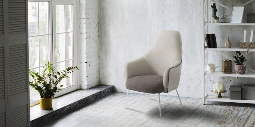 Кресло-качалка Микуна (Микуна) Винг/Моом ватервоод текстиль беиге/бровн / Micuna Wing/Moom waterwood beige/brown_4