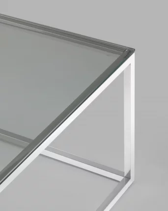 Журнальный стол ТАУН 120кс60 Серебро / 120x60_4
