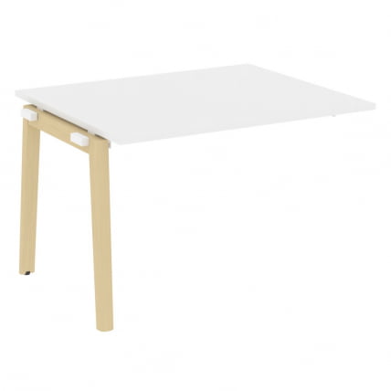 Проходной наборный элемент переговорного стола ОНИКС ВООД ОВ.НПРГ-2 Белый Бриллиант/Светлый / ONIX WOOD OW.NPRG-2_0