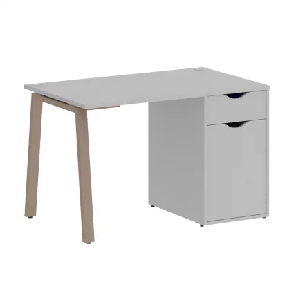 Стол письменный ХОМЕ ОФФИCЕ ВР.СП-3-118.1.А Серый/Мокко металл / HOME OFFICE VR.SP-3-118.1.A_0