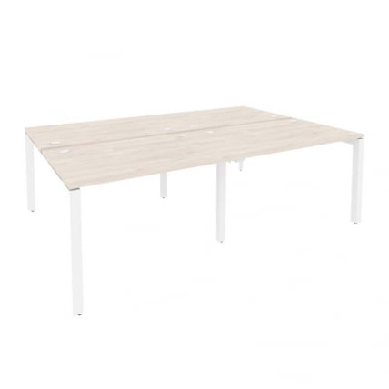 Рабочая станция на П-образном м/к ОНИКС О.МП-Д.РС-4.2.8 Денвер Светлый/Белый / ONIX O.MP-D.RS-4.2.8_0