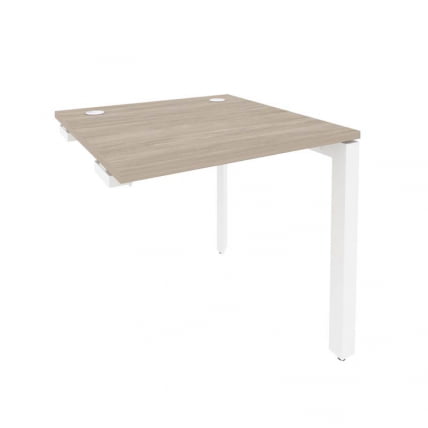 Стол-приставка на П-образном м/к к опорным элементам ОНИКС О.МП-СПР-0.8 Дуб Аттик/Белый / ONIX O.MP-SPR-0.8_0
