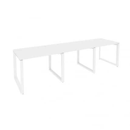Рабочая станция на О-образном м/к ОНИКС О.МО-РС-3.1.8 Белый Бриллиант / ONIX O.MO-RS-3.1.8_0