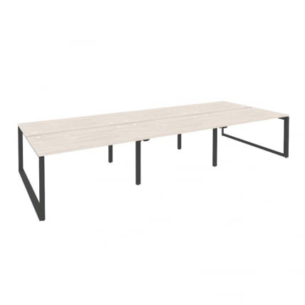 Рабочая станция на О-образном м/к ОНИКС О.МО-Д.РС-6.3.8 Денвер Светлый/Антрацит / ONIX O.MO-D.RS-6.3.8_0