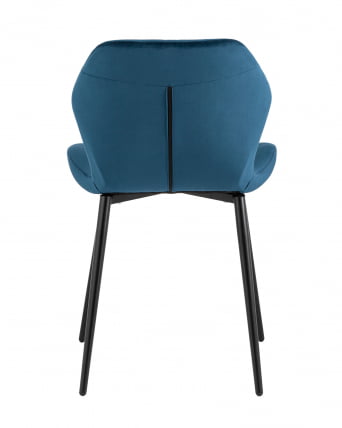 Стул обеденный Эдвин велюр Синий_4