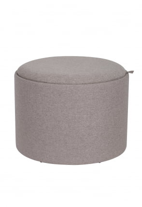 Пуф-столик с ящиком Хюгге Л рогожка Бежевый / L_1