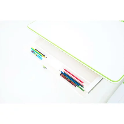 Парта растущая РИФФОРМА Комфорт-80 Белый Зеленый / RIFFORMA Comfort-80_6