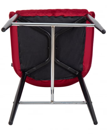 Стул полубарный ДОБРИН CХРИСТИАН 65  Бордовый велюр В108-85 / DOBRIN CHRISTIAN V108-85_10