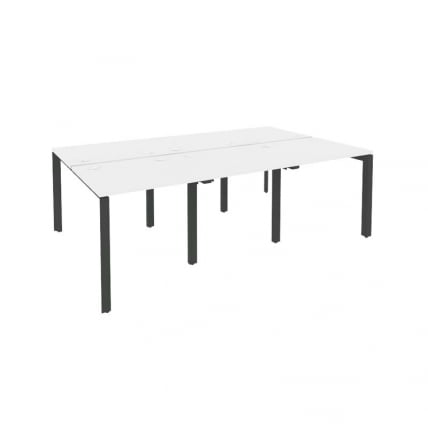 Рабочая станция на П-образном м/к ОНИКС О.МП-Д.РС-6.0.7 Белый Бриллиант/Антрацит / ONIX O.MP-D.RS-6.0.7_0