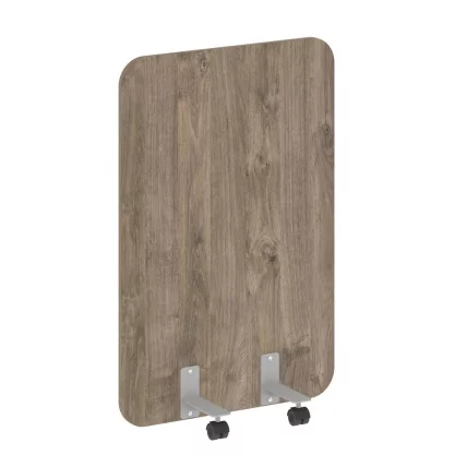 Перегородка на металлических опорах, на роликах Р-лине  ДП.Р-80-120 Тиквуд Темный / R-line DP.R-80-120_0