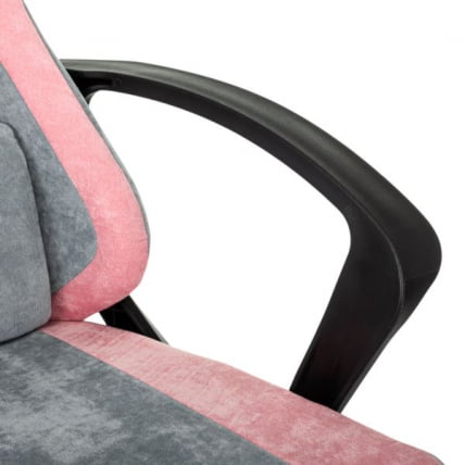 Кресло компьютерное БРАБИКС Форсер ГМ-127, 2 подушки, ткань, розовое/серое / BRABIX Forcer GM-127,_6