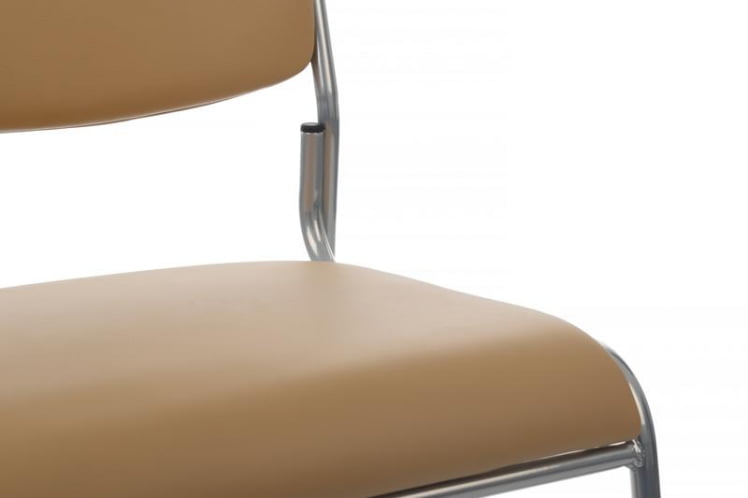 Кресло Никс РCХ ОМКЛ-02 Бежевый/Металл окрашенный Хром / Nix RCH OMKL-02_8