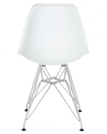 Стул обеденный ДОБРИН ДСР (ножки хром, цвет белый (В-02)) 4 шт / DOBRIN DSR (W-02))_5