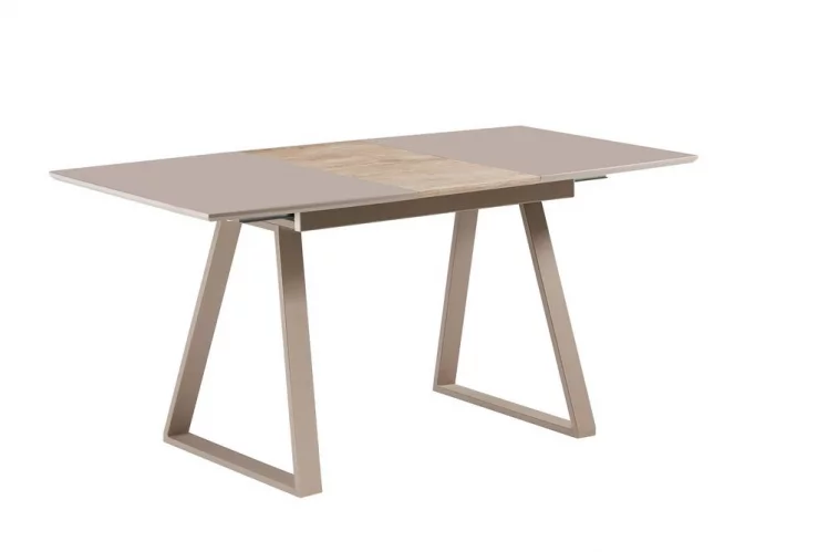 Стол обеденный раскладной Детройт 120-160 Бежевый_2