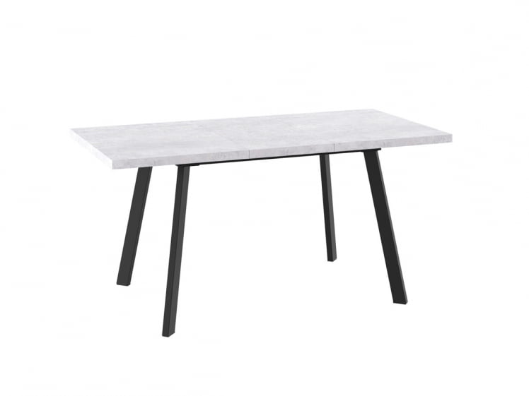 Стол раздвижной БОРГ-120 ЛДСП Серый Сланец, металл Черный / BORG-120_1