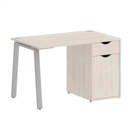 Стол письменный ХОМЕ ОФФИCЕ ВР.СП-3-118.1.А Денвер Светлый/Серый металл / HOME OFFICE VR.SP-3-118.1.A_0
